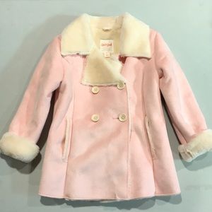 Toddler Girls Suede Peacoat!